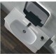 Νιπτήρας Επίπλου Πορσελάνης 80x46.5cm Cerastyle Lila VB018M22U00 Λευκό Νιπτήρας Επίπλου Πορσελάνης 80x46.5cm Cerastyle Lila VB018M22U00 Λευκό